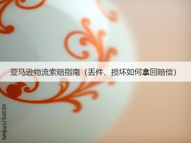 亚马逊物流索赔指南（丢件、损坏如何拿回赔偿）(图2)