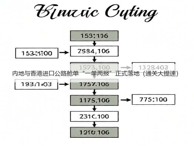 内地与香港进口公路舱单“一单两报”正式落地（通关大提速）(图3)