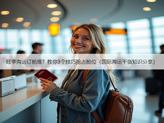 旺季海运订舱难？教你3个技巧抢占舱位（国际海运干货知识分享）(图3)