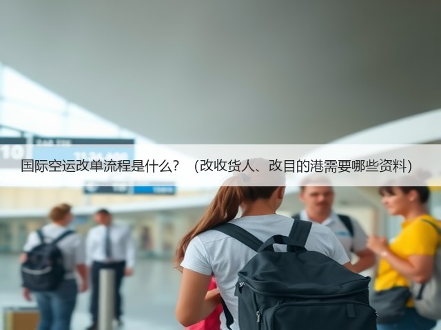 国际空运改单流程是什么?(改收货人、改目的港需要哪些资料)(图1) 国际空运改单流程是什么?(改收货人、改目的港需要哪些资料)(图1)