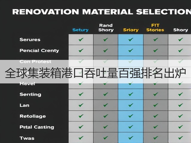 全球集装箱港口吞吐量百强排名出炉(图1) 全球集装箱港口吞吐量百强排名出炉(图1)