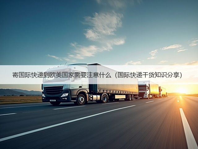 寄国际快递到欧美国家需要注意什么（国际快递干货知识分享）(图3)