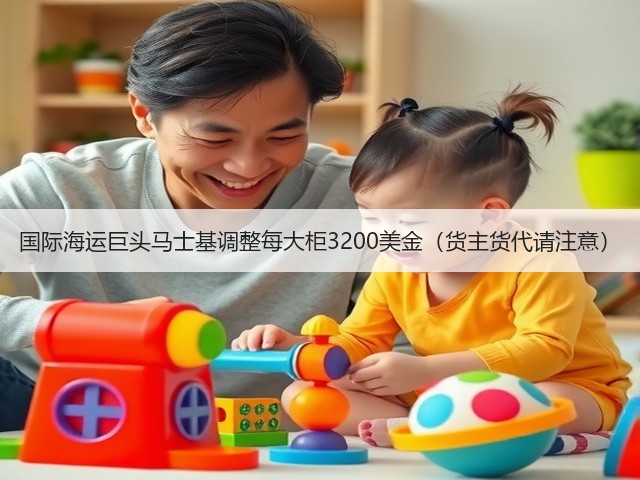 国际海运巨头马士基调整每大柜3200美金（货主货代请注意）(图1)