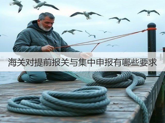 海关对提前报关与集中申报有哪些要求(图2)