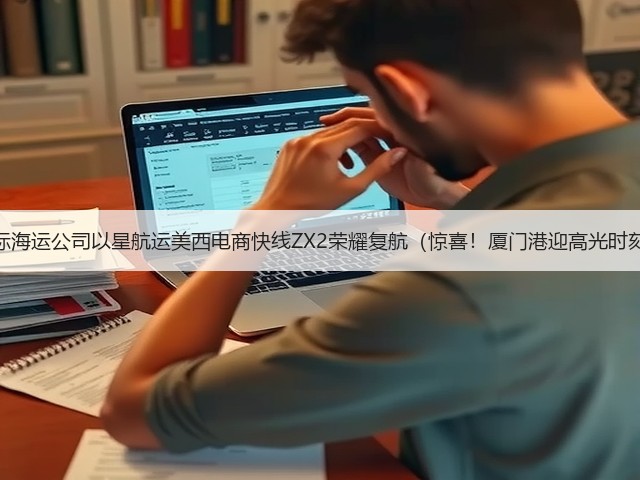 国际海运公司以星航运美西电商快线ZX2荣耀复航(惊喜!厦门港迎高光时刻)(图1) 国际海运公司以星航运美西电商快线ZX2荣耀复航(惊喜!厦门港迎高光时刻)(图1)