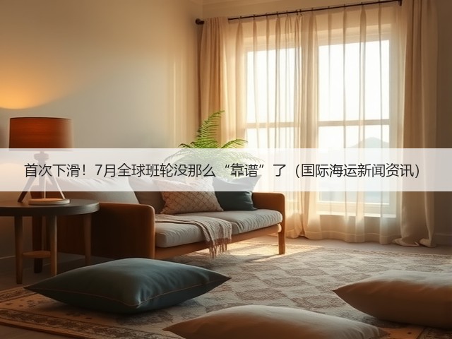 首次下滑!7月全球班轮没那么“靠谱”了(国际海运新闻资讯)(图2) 首次下滑!7月全球班轮没那么“靠谱”了(国际海运新闻资讯)(图2)