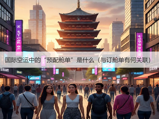 国际空运中的“预配舱单”是什么（与订舱单有何关联）(图3)