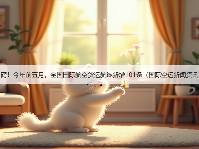 重磅！今年前五月，全国国际航空货运航线新增101条（国际空运新闻资讯）(图3)