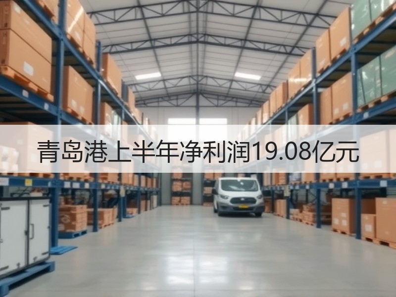 青岛港上半年净利润19.08亿元