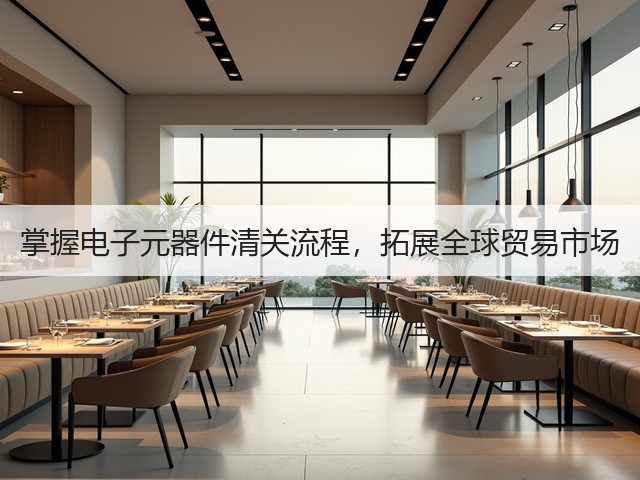 掌握电子元器件清关流程,拓展全球贸易市场(图3) 掌握电子元器件清关流程,拓展全球贸易市场(图3)