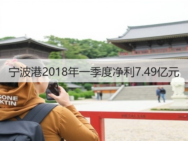 宁波港2018年一季度净利7.49亿元(图2)