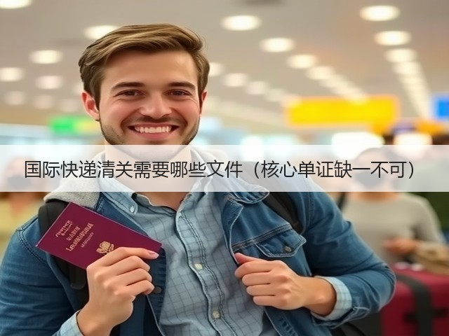 国际快递清关需要哪些文件(核心单证缺一不可)(图3) 国际快递清关需要哪些文件(核心单证缺一不可)(图3)