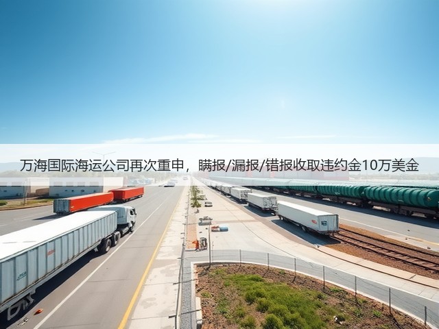 万海国际海运公司再次重申,瞒报/漏报/错报收取违约金10万美金(图3) 万海国际海运公司再次重申,瞒报/漏报/错报收取违约金10万美金(图3)