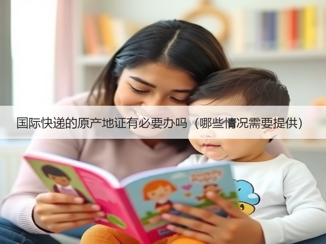 国际快递的原产地证有必要办吗（哪些情况需要提供）(图1)