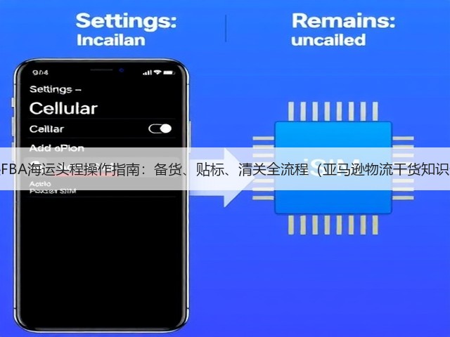 亚马逊FBA海运头程操作指南:备货、贴标、清关全流程(亚马逊物流干货知识分享)(图1) 亚马逊FBA海运头程操作指南:备货、贴标、清关全流程(亚马逊物流干货知识分享)(图1)