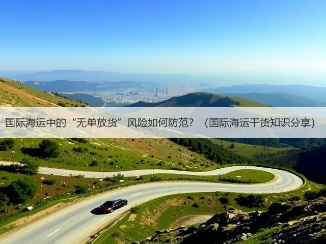 国际海运中的“无单放货”风险如何防范？（国际海运干货知识分享）(图3)