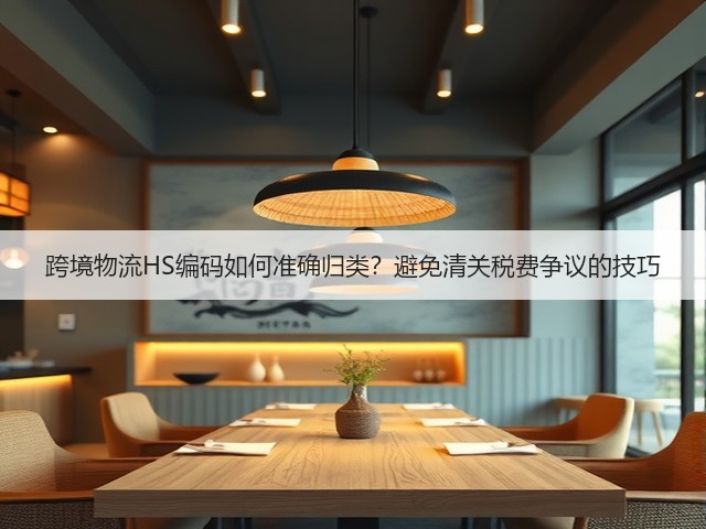 跨境物流HS编码如何准确归类?避免清关税费争议的技巧(图1) 跨境物流HS编码如何准确归类?避免清关税费争议的技巧(图1)
