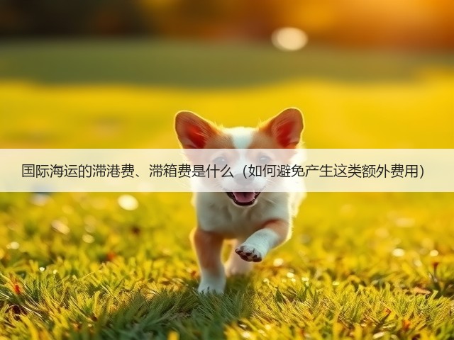 国际海运的滞港费、滞箱费是什么（如何避免产生这类额外费用）(图2)