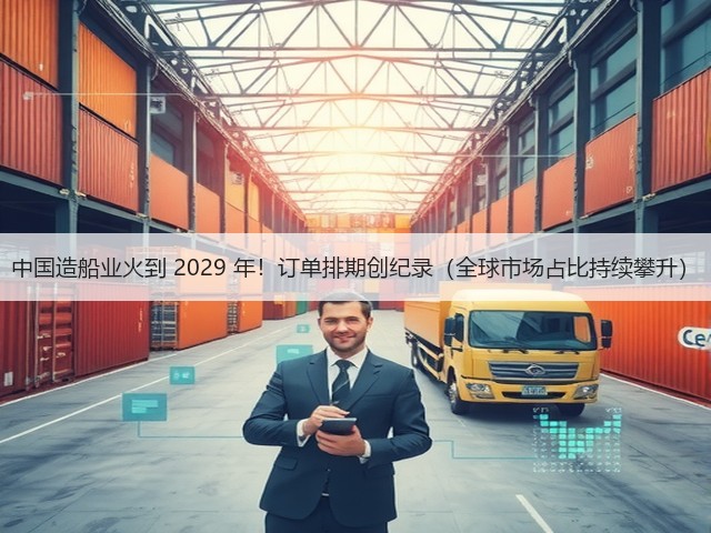 中国造船业火到 2029 年!订单排期创纪录(全球市场占比持续攀升)(图3) 中国造船业火到 2029 年!订单排期创纪录(全球市场占比持续攀升)(图3)