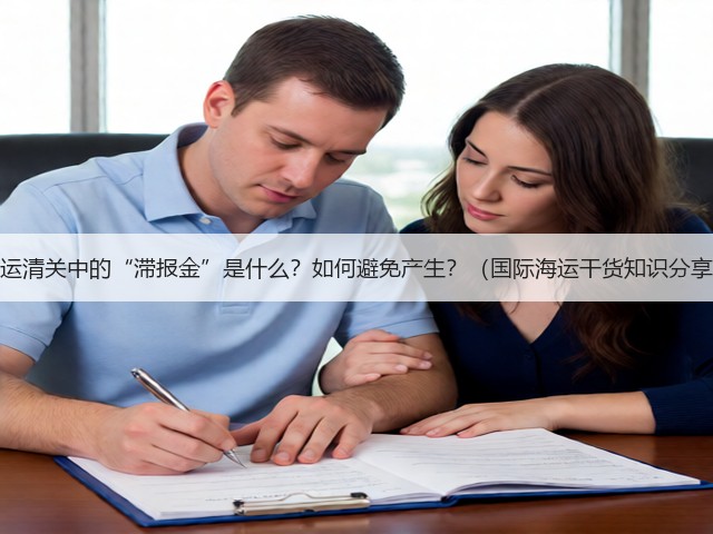 海运清关中的“滞报金”是什么？如何避免产生？（国际海运干货知识分享）(图3)