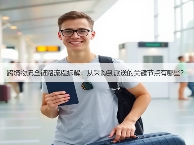 跨境物流全链路流程拆解：从采购到派送的关键节点有哪些？(图3)