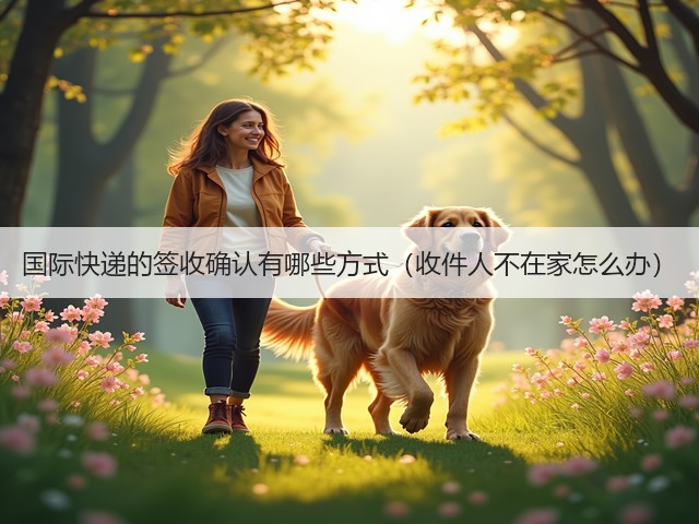 国际快递的签收确认有哪些方式（收件人不在家怎么办）(图3)
