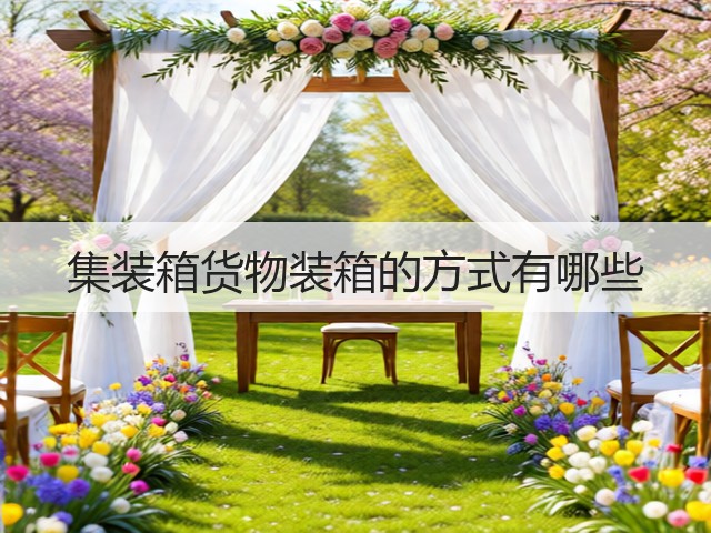 集装箱货物装箱的方式有哪些(图3)