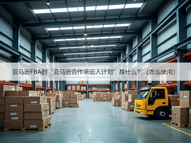 亚马逊FBA的“亚马逊合作承运人计划”是什么？（怎么使用）(图1)