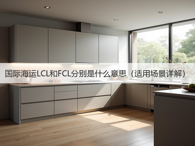 国际海运LCL和FCL分别是什么意思（适用场景详解）(图1)
