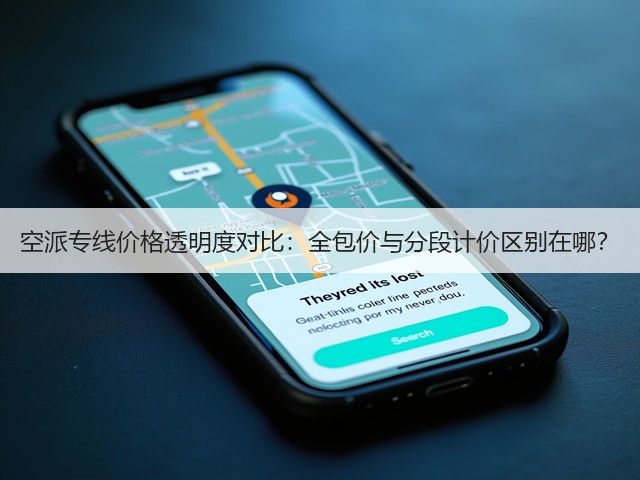 空派专线价格透明度对比：全包价与分段计价区别在哪？(图1)