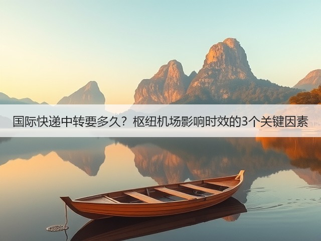 国际快递中转要多久?枢纽机场影响时效的3个关键因素(图2) 国际快递中转要多久?枢纽机场影响时效的3个关键因素(图2)
