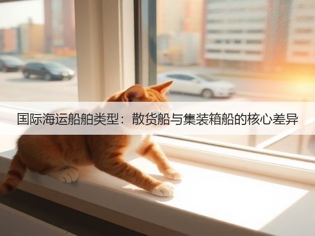 国际海运船舶类型：散货船与集装箱船的核心差异(图1)