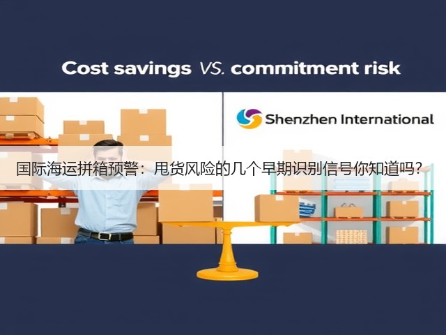 国际海运拼箱预警：甩货风险的几个早期识别信号你知道吗？(图3)