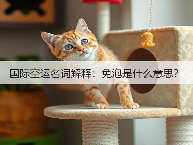 国际空运名词解释：免泡是什么意思？(图3)