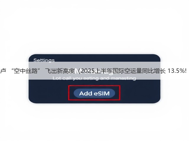 郑卢 “空中丝路” 飞出新高度(2025上半年国际空运量同比增长 13.5%! )(图1) 郑卢 “空中丝路” 飞出新高度(2025上半年国际空运量同比增长 13.5%! )(图1)