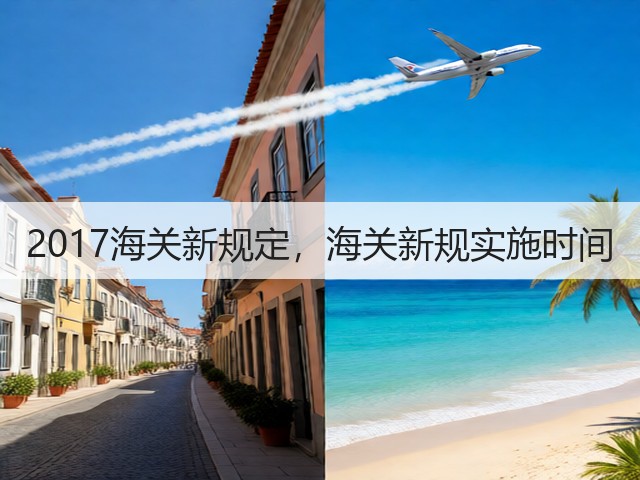 2017海关新规定，海关新规实施时间(图3)