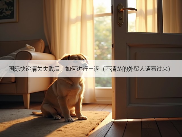 国际快递清关失败后,如何进行申诉(不清楚的外贸人请看过来)(图3) 国际快递清关失败后,如何进行申诉(不清楚的外贸人请看过来)(图3)