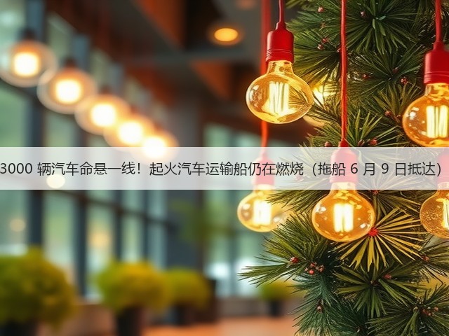 3000 辆汽车命悬一线!起火汽车运输船仍在燃烧(拖船 6 月 9 日抵达)(图3) 3000 辆汽车命悬一线!起火汽车运输船仍在燃烧(拖船 6 月 9 日抵达)(图3)