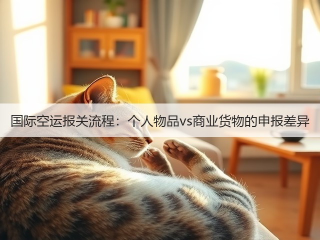 国际空运报关流程:个人物品vs商业货物的申报差异(图1) 国际空运报关流程:个人物品vs商业货物的申报差异(图1)