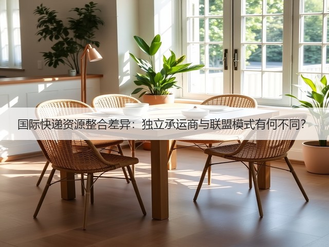 国际快递资源整合差异：独立承运商与联盟模式有何不同？(图3)
