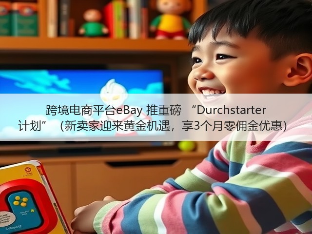 跨境电商平台eBay 推重磅 “Durchstarter 计划”(新卖家迎来黄金机遇,享3个月零佣金优惠)(图1) 跨境电商平台eBay 推重磅 “Durchstarter 计划”(新卖家迎来黄金机遇,享3个月零佣金优惠)(图1)