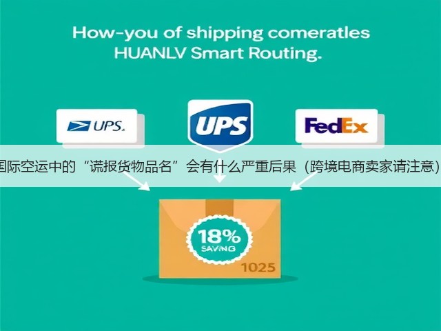 国际空运中的“谎报货物品名”会有什么严重后果(跨境电商卖家请注意)(图1) 国际空运中的“谎报货物品名”会有什么严重后果(跨境电商卖家请注意)(图1)