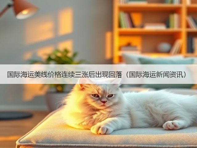 国际海运美线价格连续三涨后出现回落(国际海运新闻资讯)(图1) 国际海运美线价格连续三涨后出现回落(国际海运新闻资讯)(图1)