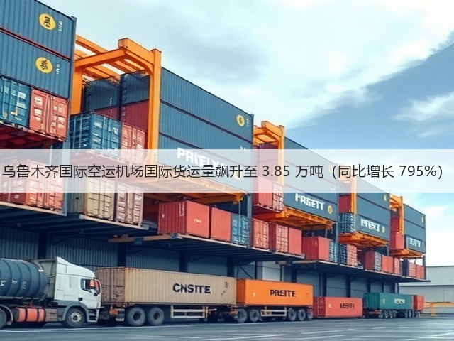 乌鲁木齐国际空运机场国际货运量飙升至 3.85 万吨（同比增长 795%）(图3)