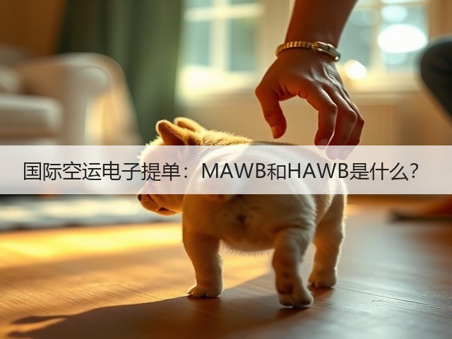 国际空运电子提单：MAWB和HAWB是什么？(图1)