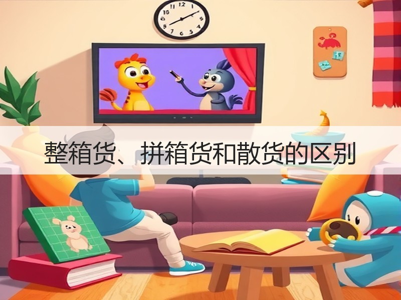 整箱货、拼箱货和散货的区别