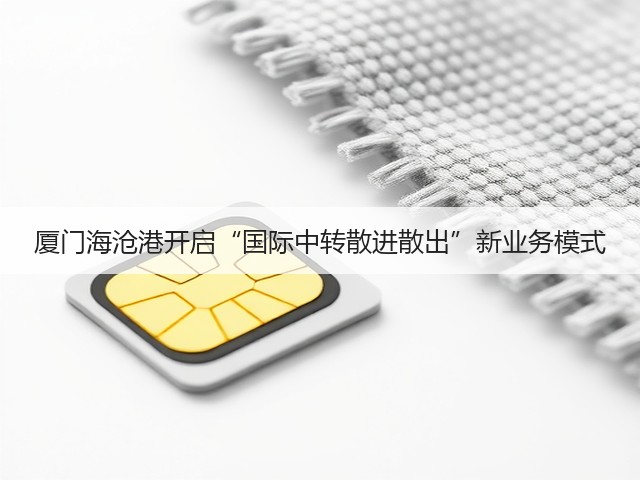 厦门海沧港开启“国际中转散进散出”新业务模式(图3) 厦门海沧港开启“国际中转散进散出”新业务模式(图3)