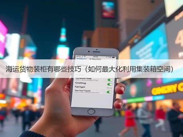 海运货物装柜有哪些技巧(如何最大化利用集装箱空间)(图3) 海运货物装柜有哪些技巧(如何最大化利用集装箱空间)(图3)