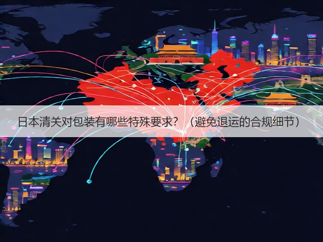 日本清关对包装有哪些特殊要求？（避免退运的合规细节）(图1)