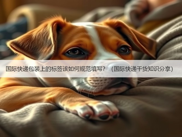 国际快递包装上的标签该如何规范填写？（国际快递干货知识分享）(图3)